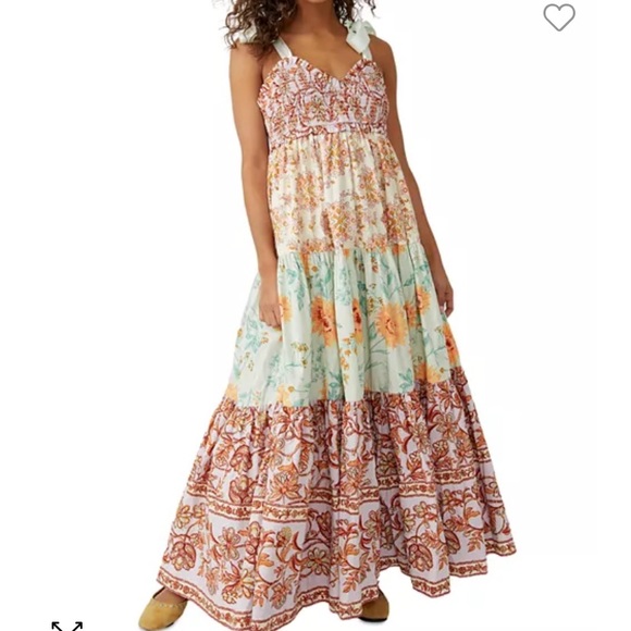 Free People Bluebell Cotton Tiered Maxi Dress - Picture 2 of 10
